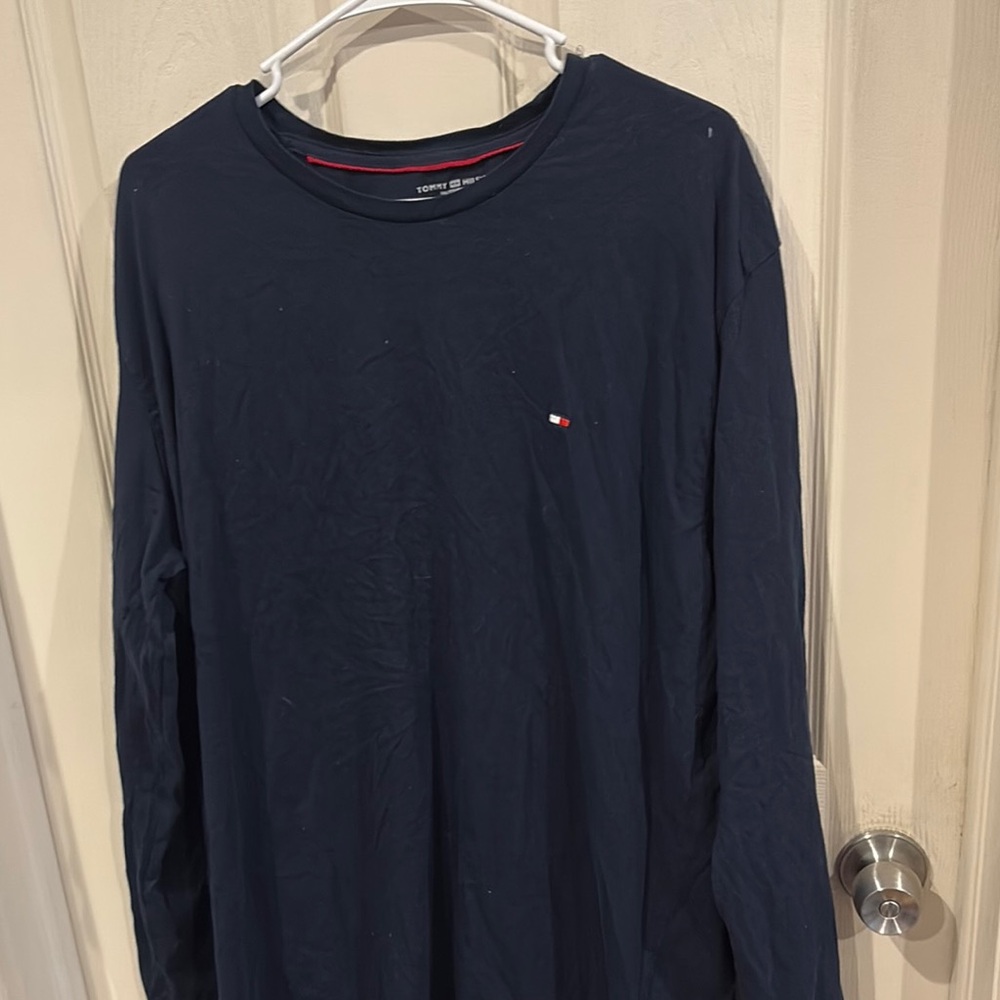 Tommy Hilfiger Blue Long Sleeve Tee